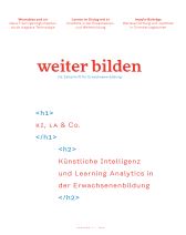 Cover weiter bilden Heft 4/2019 