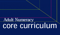 Cover Adult Numeracy core curriculum