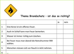 Fragen zum Brandschutz