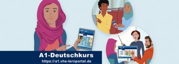 Einstiegsseite zum A1-Deutschkurs