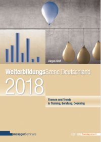 Cover "WeiterbildungsSzene Deutschland 2018."