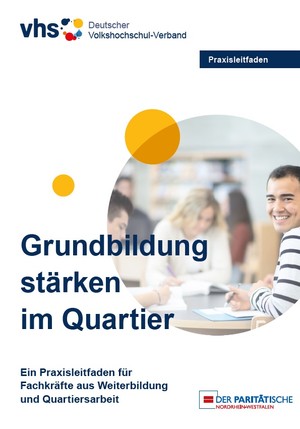 Cover des Buchs "Grundbildung stärken im Quartier"