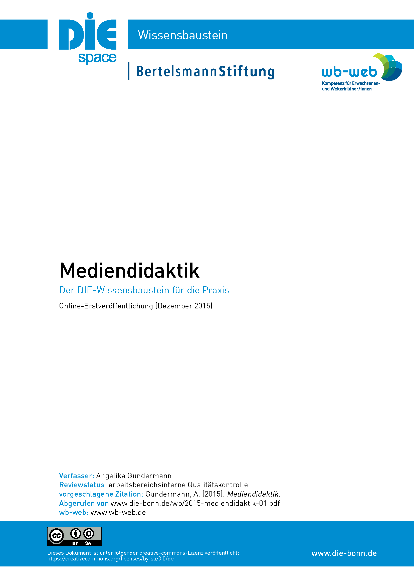 Download PDF: Wissensbaustein Mediendidaktik