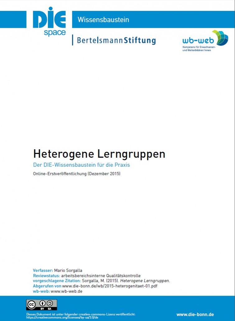 Download des Wissensbausteins Heterogene Lerngrupen