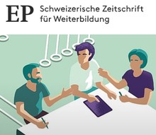 Menschen an einem Tisch in Diskussion