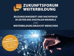 Ausschnitt aus Flyer zum Zukunftsforum Weiterbildung